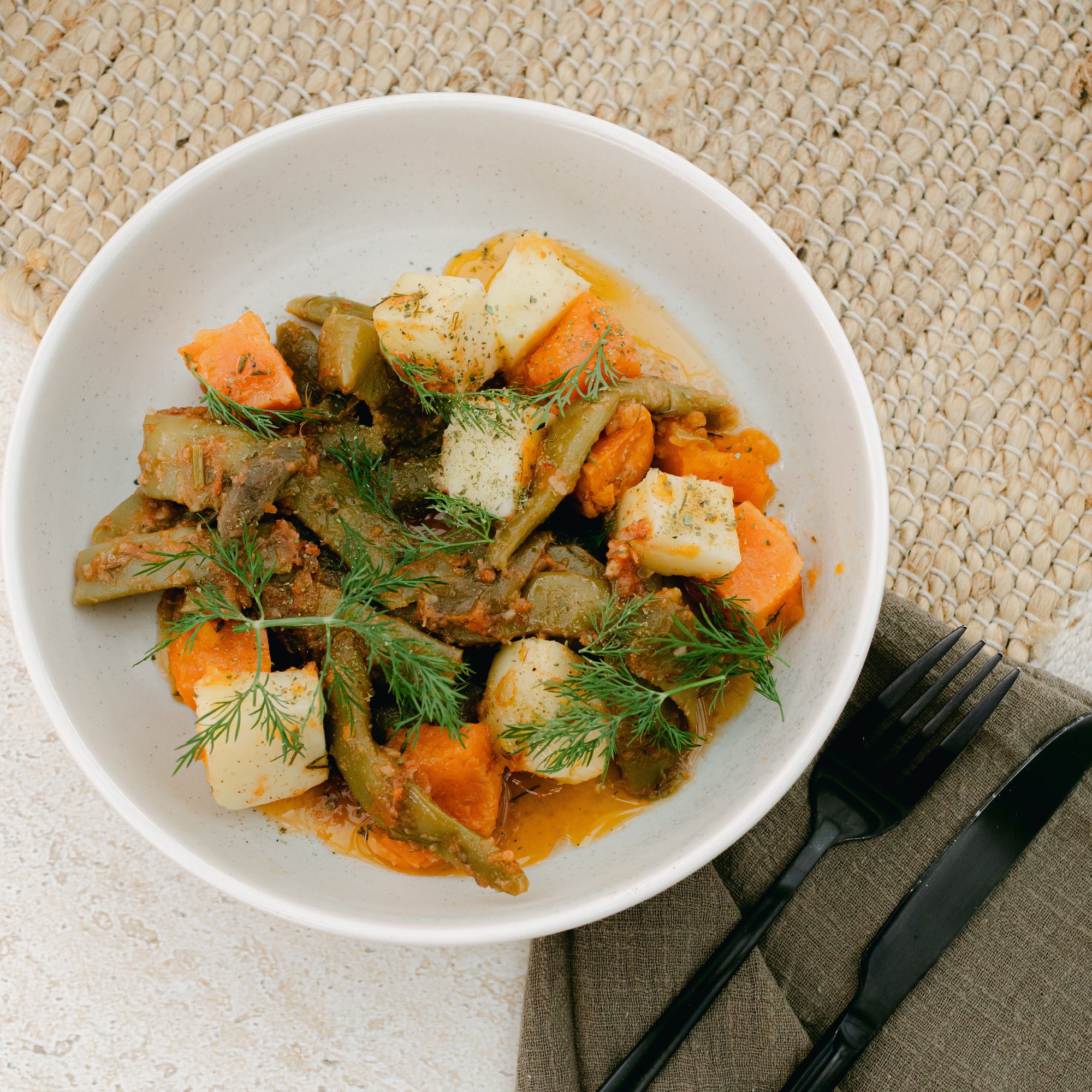 Greek 'Fasolakia' w Veggies