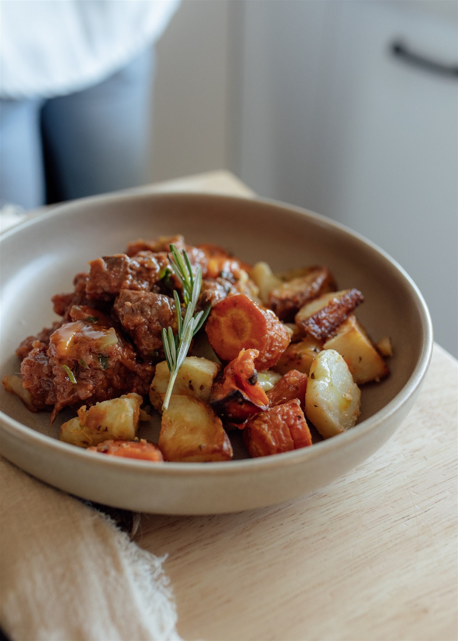 Braised Beef & Roasted Vegetables